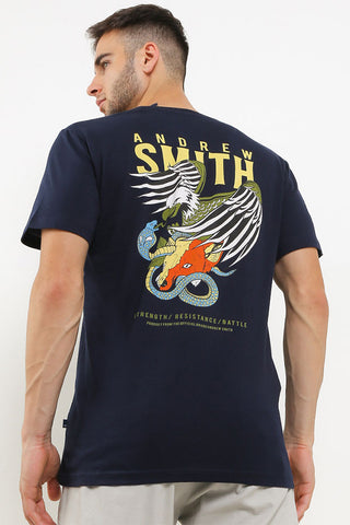 Andrew Smith T-Shirt Slim Fit Pria A0114P02H