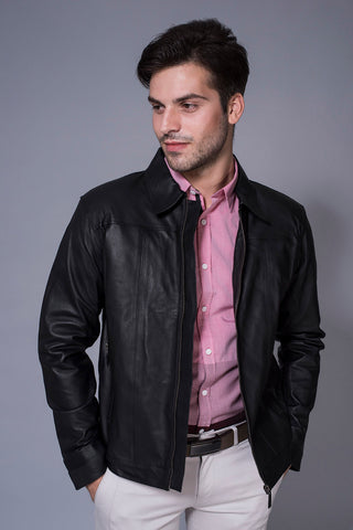 Andrew Smith Jaket Slim Fit Pria A0117J01A Andrew Smith Jaket Slim Fit Pria A0117J01A