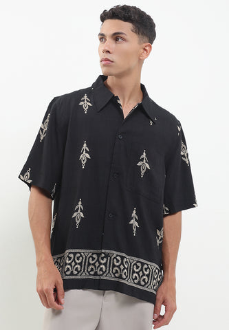 Andrew Smith Kemeja Lengan Pendek Oversize Pria A0067P01A