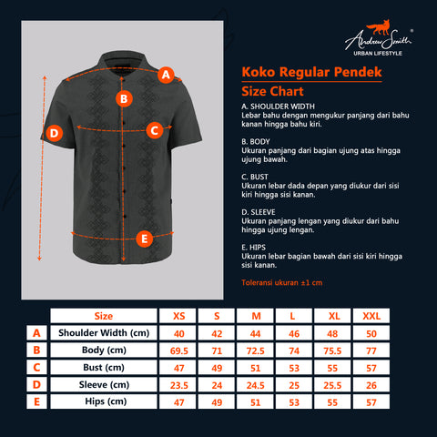 Andrew Smith Kemeja Koko Lengan Pendek Pria A0026P03D