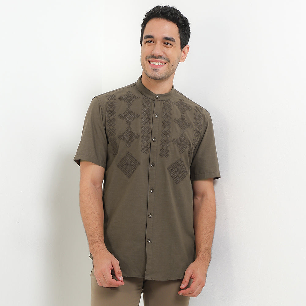 Andrew Smith Kemeja Koko Lengan Pendek Pria A0026P03D