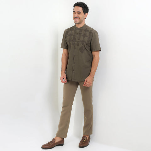 Andrew Smith Kemeja Koko Lengan Pendek Pria A0026P03D