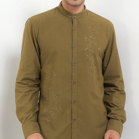 Andrew Smith Kemeja Koko Lengan Panjang Pria A0029J03K