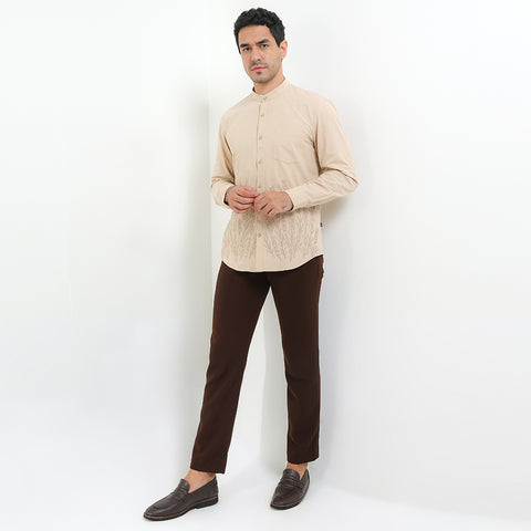 Andrew Smith Kemeja Koko Lengan Panjang Pria A0088J05E