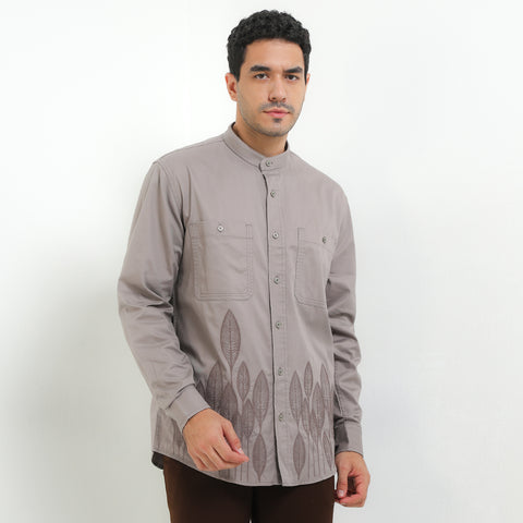 Andrew Smith Kemeja Koko Lengan Panjang Pria A0093J03D