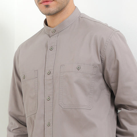 Andrew Smith Kemeja Koko Lengan Panjang Pria A0093J03D