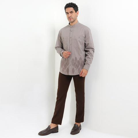 Andrew Smith Kemeja Koko Lengan Panjang Pria A0093J03D