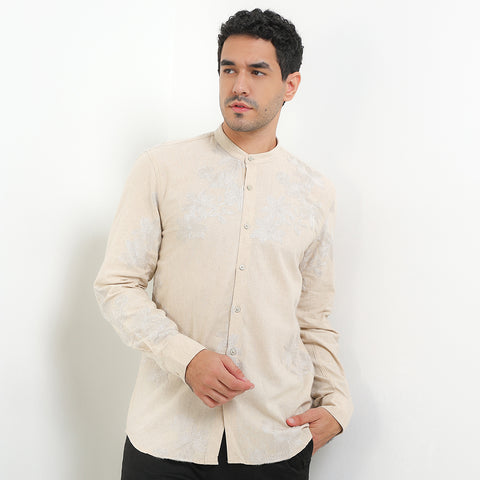 Andrew Smith Kemeja Koko Lengan Panjang Pria A0033J12A