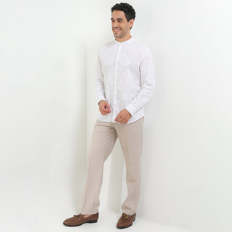 Andrew Smith Kemeja Koko Lengan Panjang Pria A0034J08A