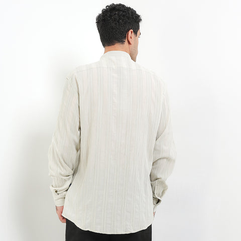 Andrew Smith Kemeja Koko Lengan Panjang Pria A0039J08Z