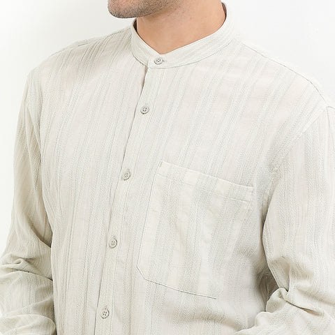 Andrew Smith Kemeja Koko Lengan Panjang Pria A0039J08Z