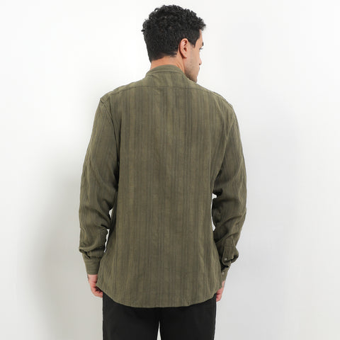 Andrew Smith Kemeja Koko Lengan Panjang Pria A0041J06E