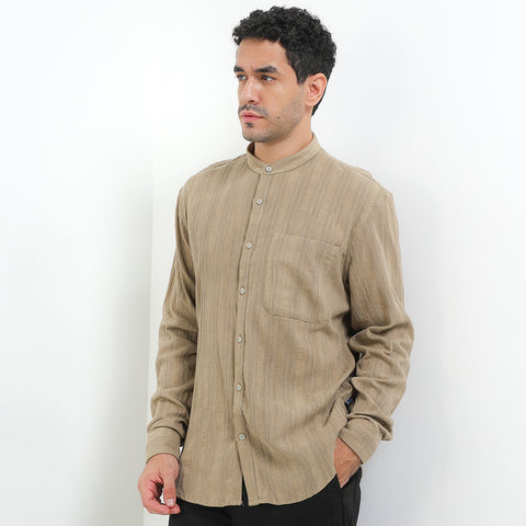 Andrew Smith Kemeja Koko Lengan Panjang Pria A0043J05A