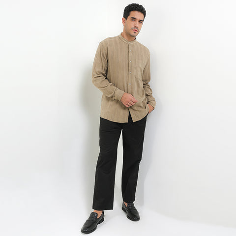 Andrew Smith Kemeja Koko Lengan Panjang Pria A0043J05A