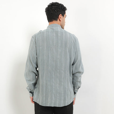 Andrew Smith Kemeja Koko Lengan Panjang Pria A0044J04J