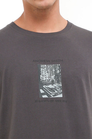 Andrew Smith T-Shirt Slim Fit Pria A0143P04B