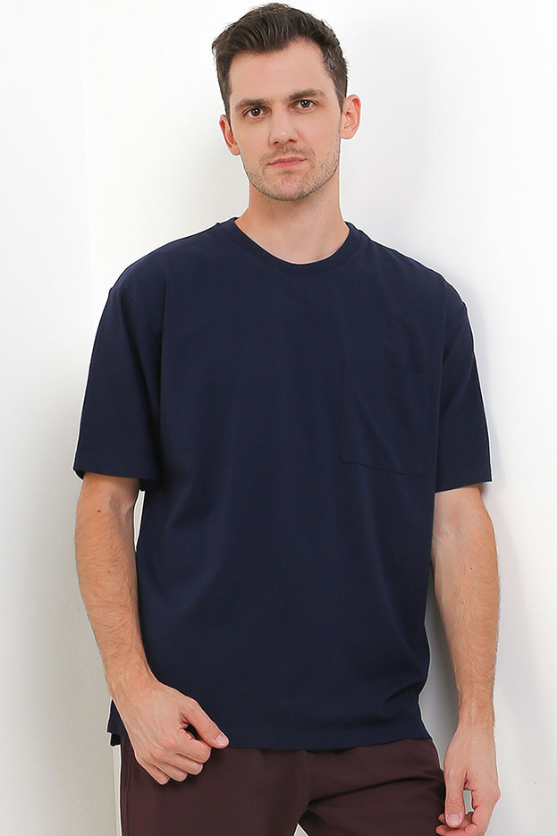 Andrew Smith T-Shirt Oversize Pria A0008P02H