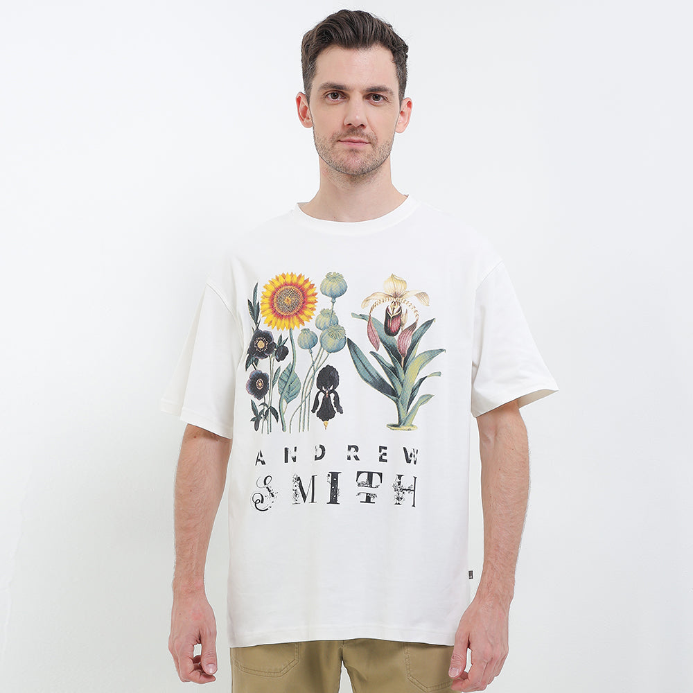 Andrew Smith T-Shirt Oversize Pria A0010P08A