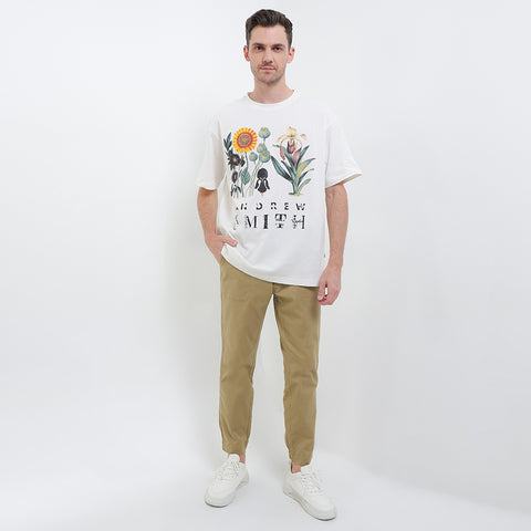 Andrew Smith T-Shirt Oversize Pria A0010P08A