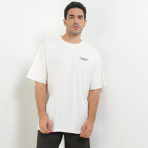 Andrew Smith T-Shirt Oversize Pria A0011P08A