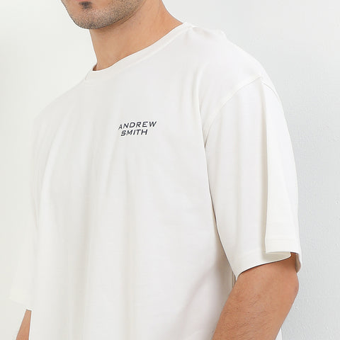Andrew Smith T-Shirt Oversize Pria A0011P08A