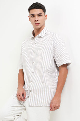 Andrew Smith Kemeja Lengan Pendek Loose Fit Pria A0001P03A