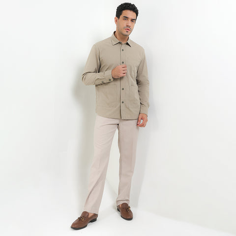 Andrew Smith Kemeja Lengan Panjang Loose Fit Pria A0002J06Z