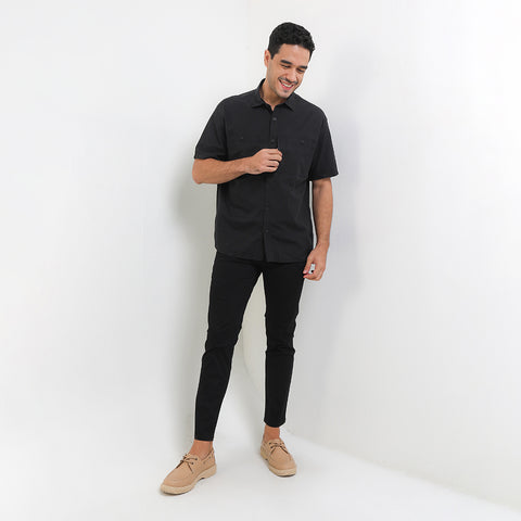 Andrew Smith Kemeja Lengan Pendek Loose Fit Pria A0006P01A