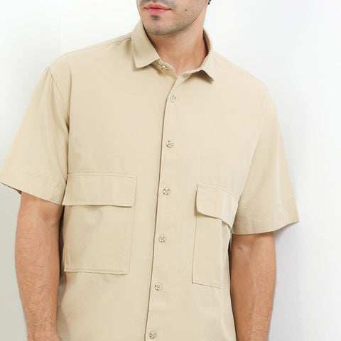 Andrew Smith Kemeja Lengan Pendek Loose Fit Pria A0008P05A