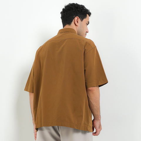 Andrew Smith Kemeja Lengan Pendek Loose Fit Pria A0010P03K