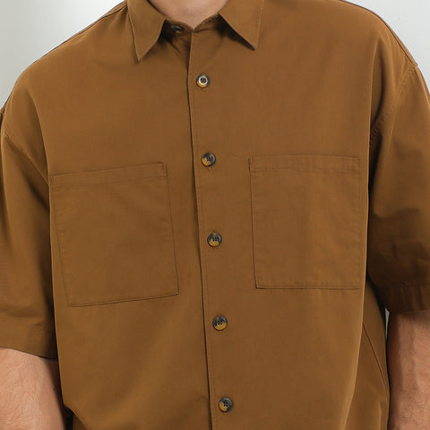 Andrew Smith Kemeja Lengan Pendek Loose Fit Pria A0010P03K