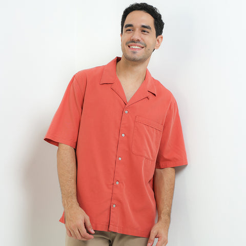 Andrew Smith Kemeja Lengan Pendek Loose Fit Pria A0011P10C
