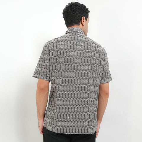 Andrew Smith Kemeja Lengan Pendek Loose Fit Pria A0017P04Z