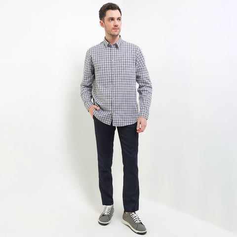 Andrew Smith Kemeja Lengan Panjang Pria A0267J09Z
