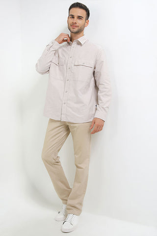 Andrew Smith Kemeja Lengan Panjang Oversize Pria A0003J03A