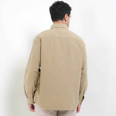 Andrew Smith Kemeja Lengan Panjang Oversize Pria A0005J12A