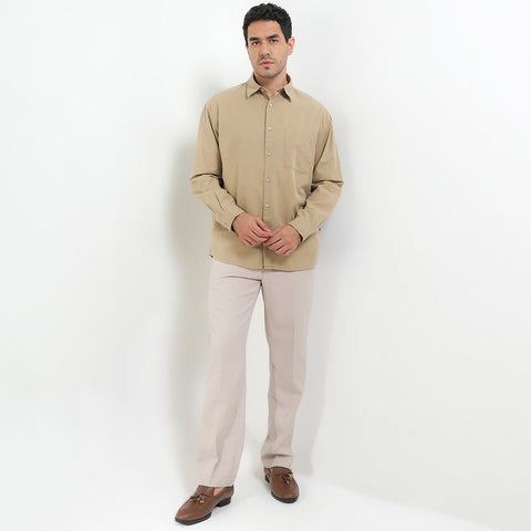 Andrew Smith Kemeja Lengan Panjang Oversize Pria A0005J12A