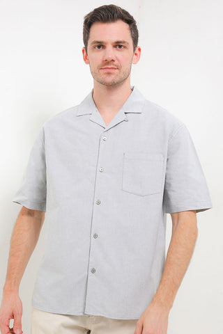 Andrew Smith Kemeja Lengan Pendek Oversize Pria A0006P06E