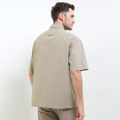 Andrew Smith Kemeja Lengan Pendek Oversize Pria A0019P06Z