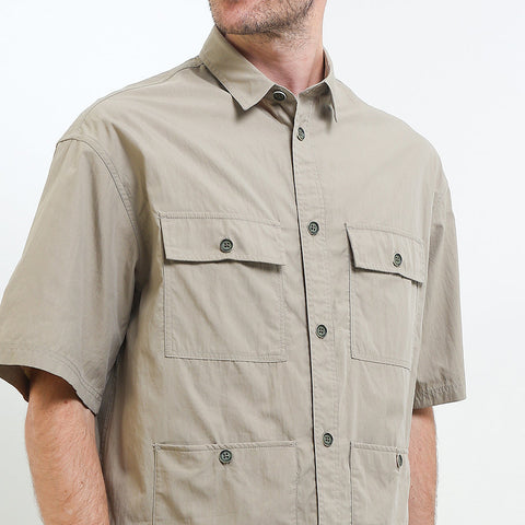 Andrew Smith Kemeja Lengan Pendek Oversize Pria A0019P06Z