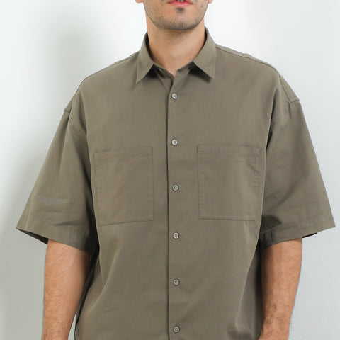 Andrew Smith Kemeja Lengan Pendek Oversize Pria A0022P06G