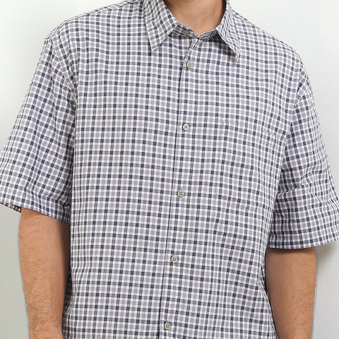 Andrew Smith Kemeja Lengan Pendek Oversize Pria A0026P09Z