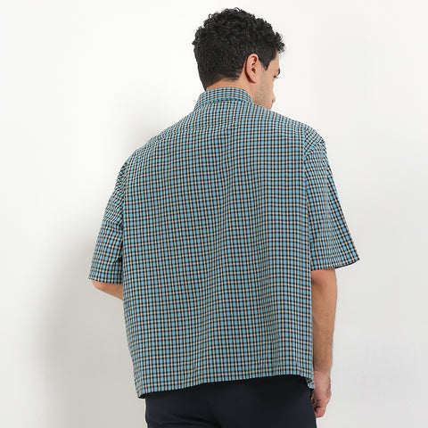 Andrew Smith Kemeja Lengan Pendek Oversize Pria A0027P06Z