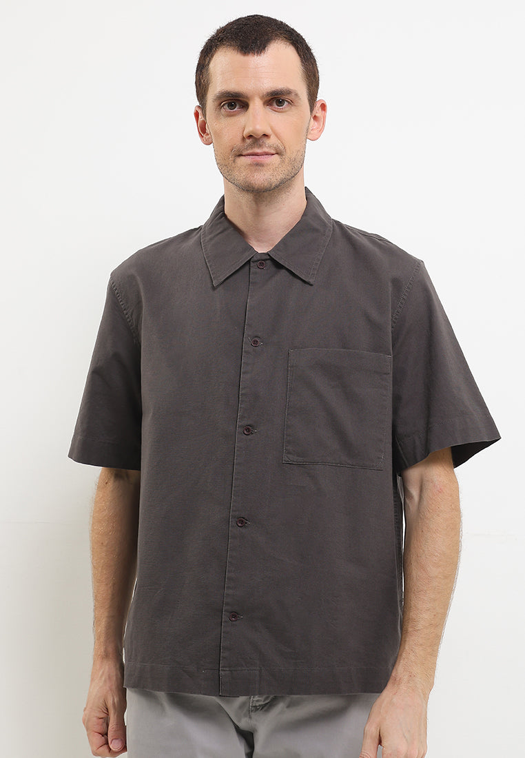 Andrew Smith Kemeja Lengan Pendek Oversize Pria A0032P04A