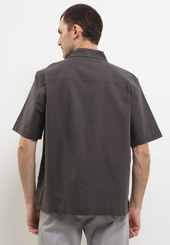 Andrew Smith Kemeja Lengan Pendek Oversize Pria A0032P04A
