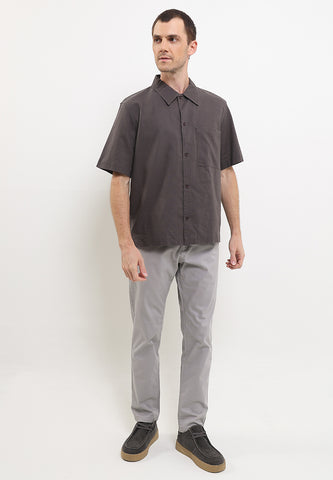 Andrew Smith Kemeja Lengan Pendek Oversize Pria A0032P04A