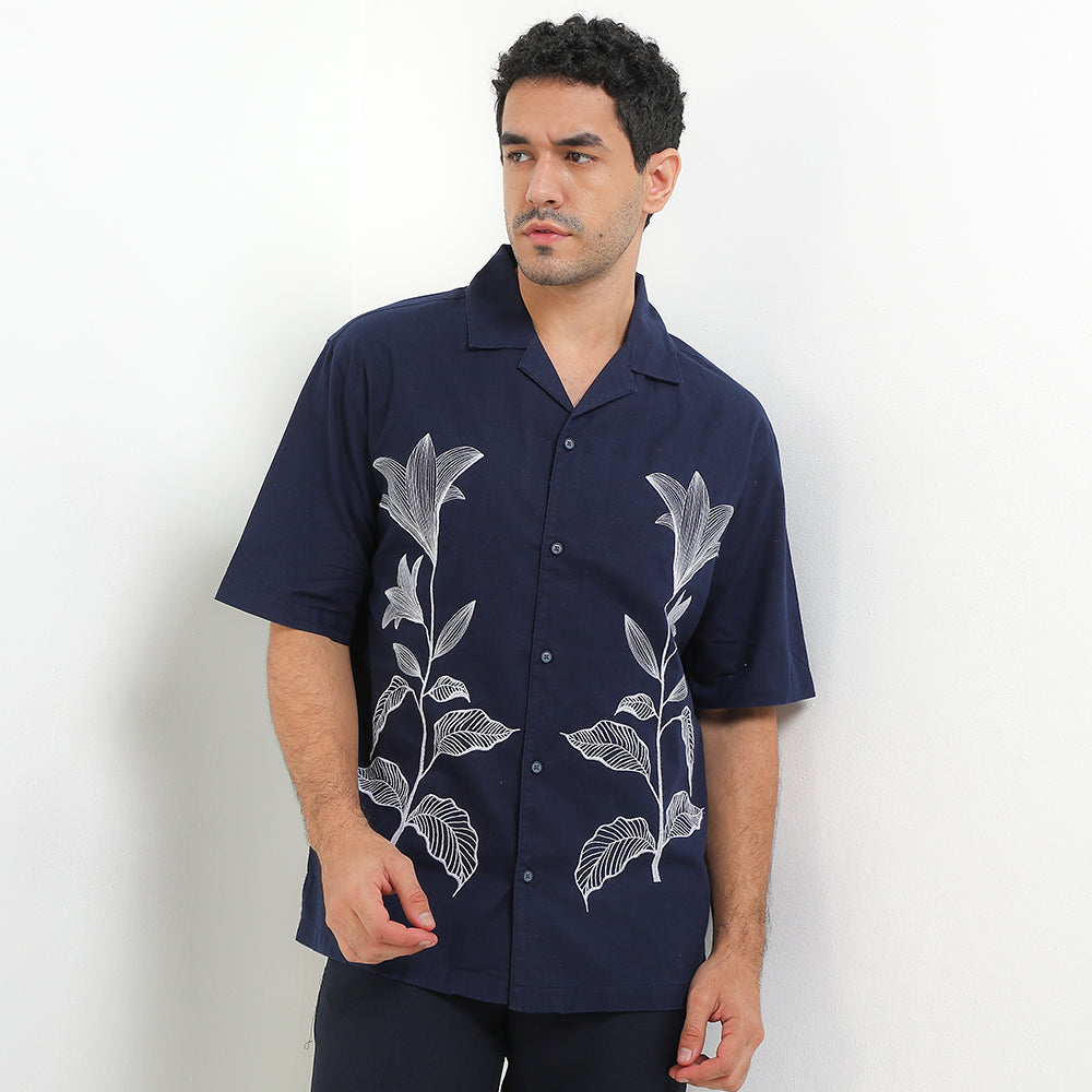 Andrew Smith Kemeja Lengan Pendek Oversize Pria A0002P02H