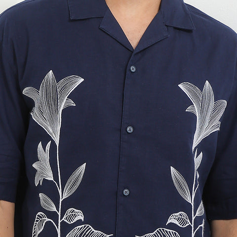 Andrew Smith Kemeja Lengan Pendek Oversize Pria A0002P02H