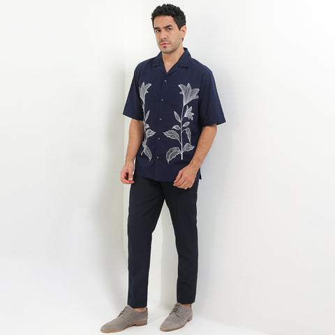 Andrew Smith Kemeja Lengan Pendek Oversize Pria A0002P02H