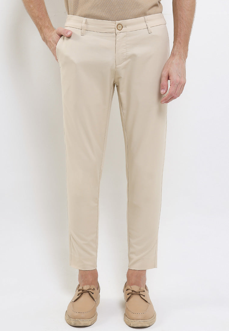 Andrew Smith Celana Panjang Chinos Slim Fit Ankle Length Pria A0001X12D